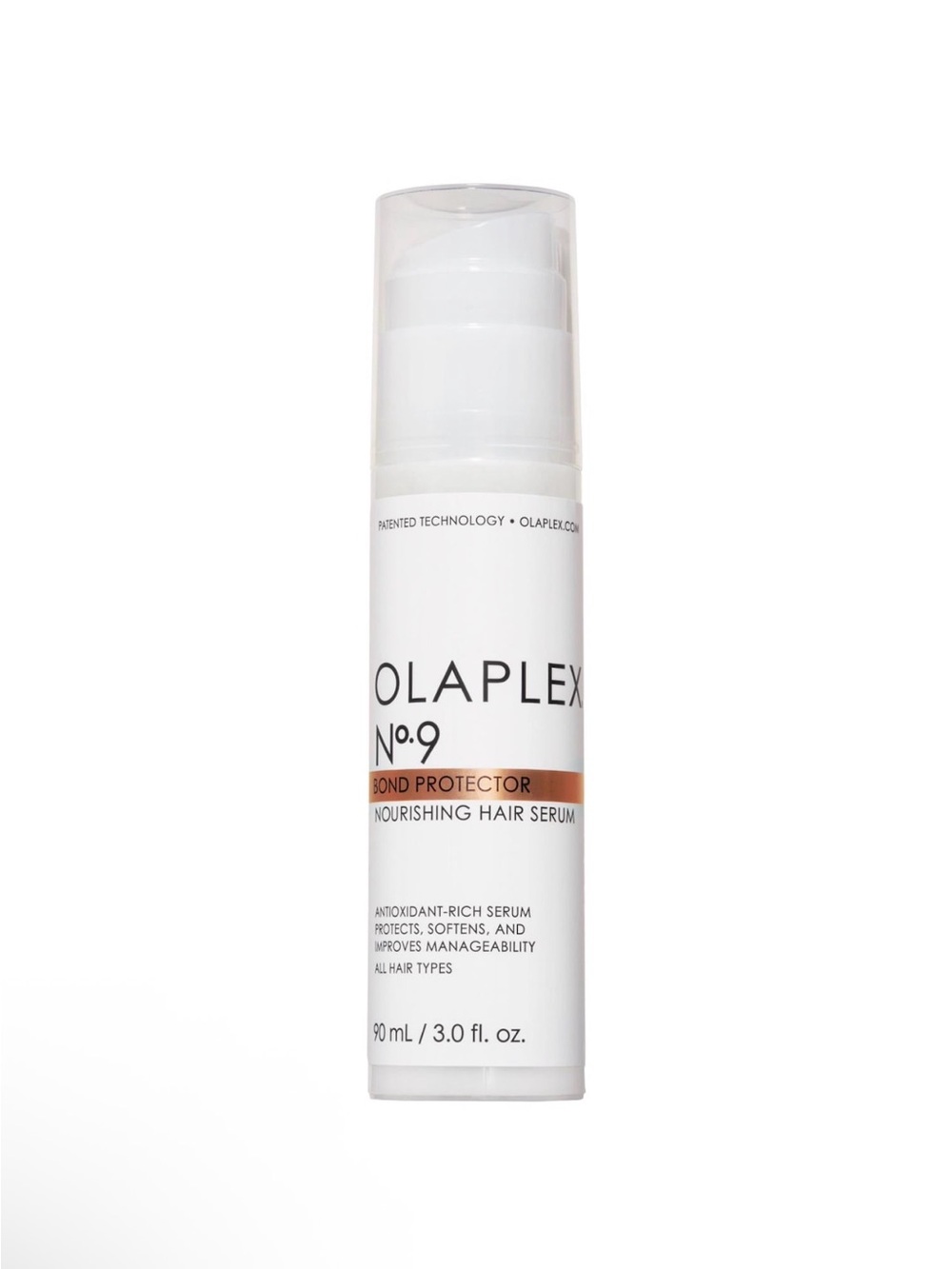 OLAPLEX No.9 Bond Protector Nourishing Hair Serum - White with Copper Accent